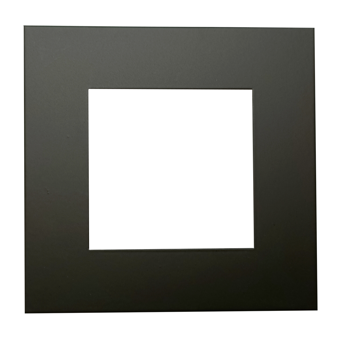 5" Square Slim Black Cover
