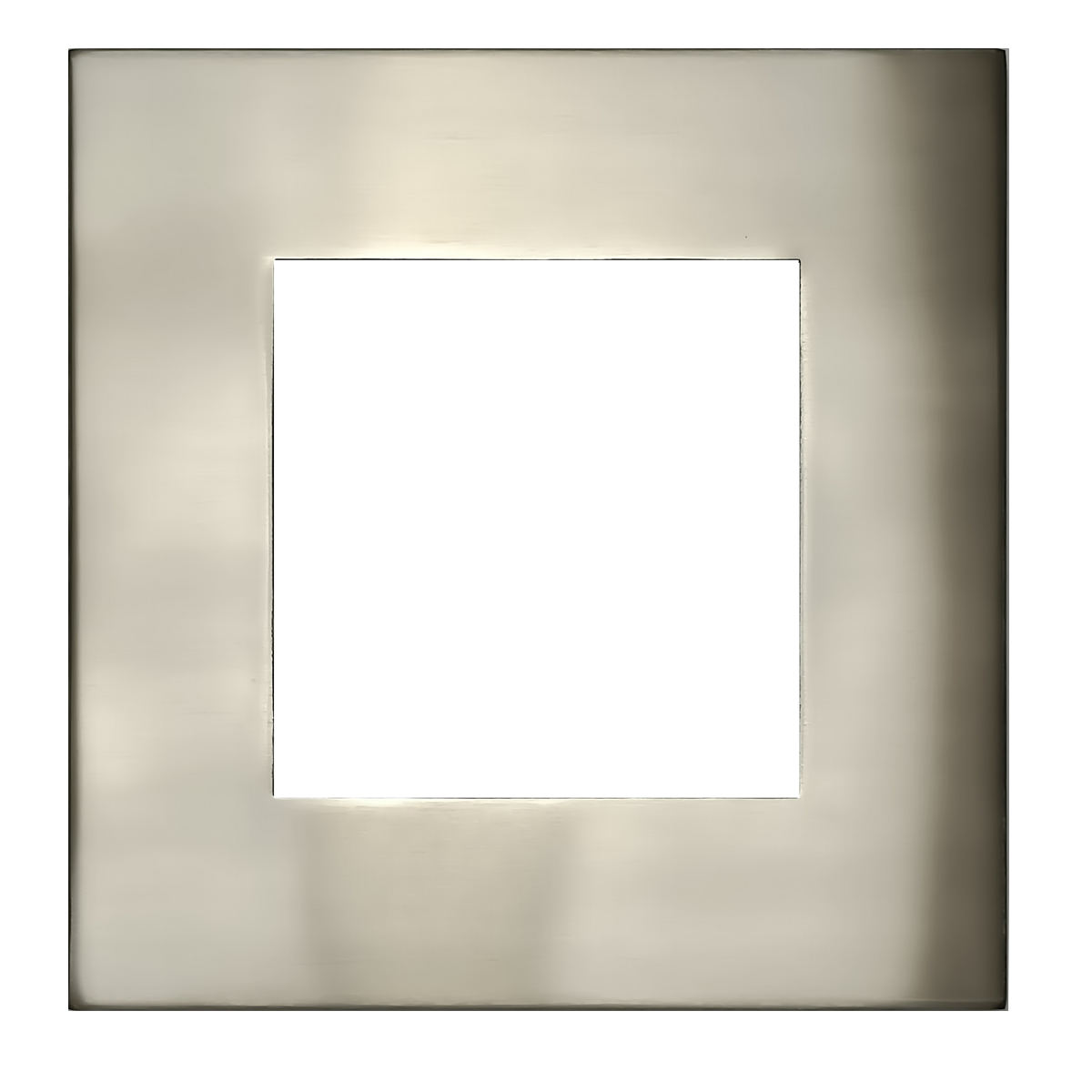 5" Square Slim Brushed Nickel Cover