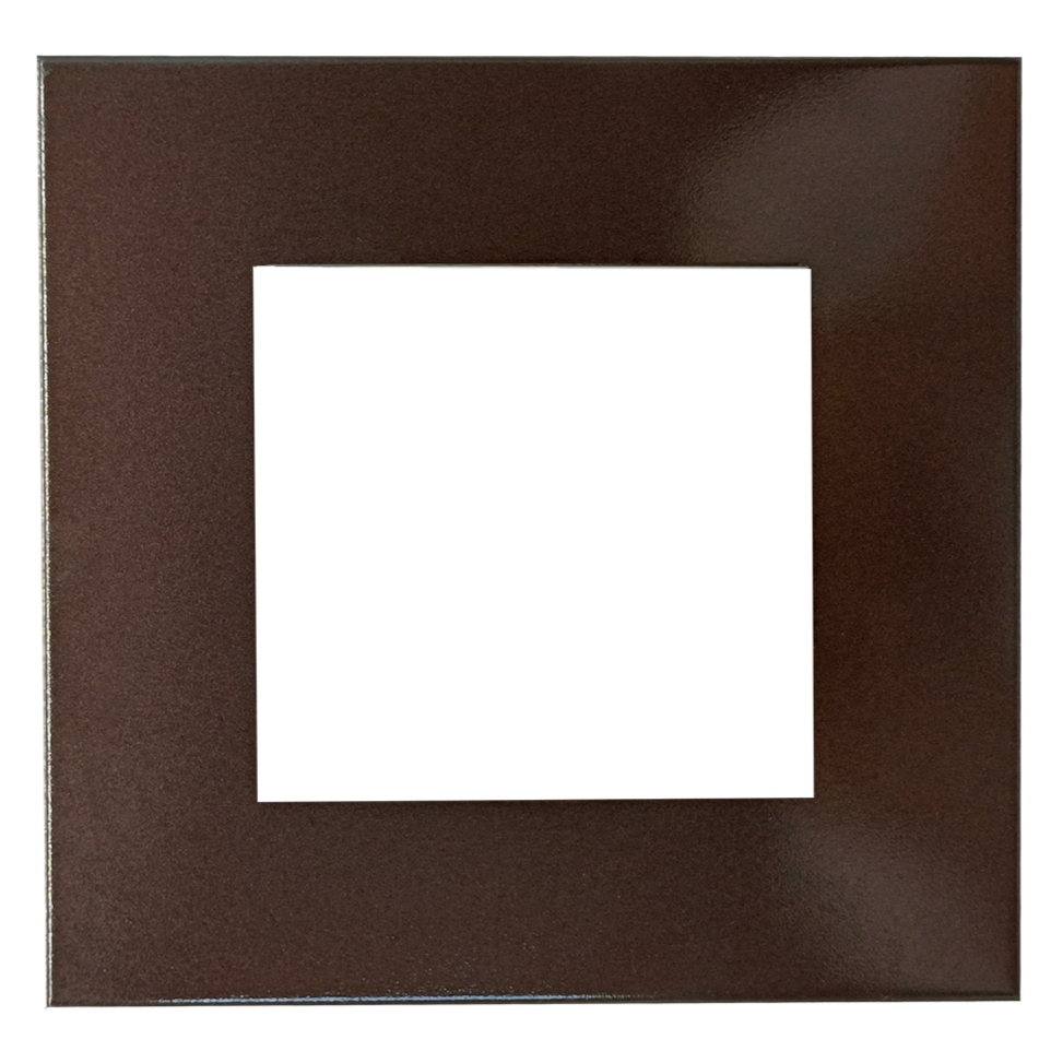 5" Square Slim Bronze Cover
