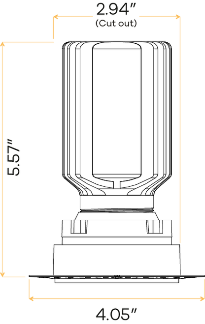 2" HO Gimbal Trimless (Black)