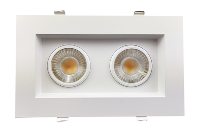 3.5” Double Head Regress Multiple Gimbal White