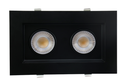 3.5” Double Head Regress Multiple Gimbal Black