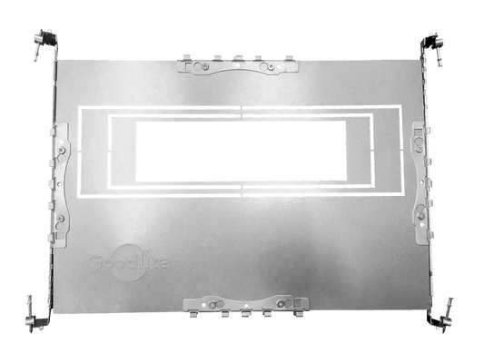 2", 3″, 4" Rectangular Flanged New construction plate