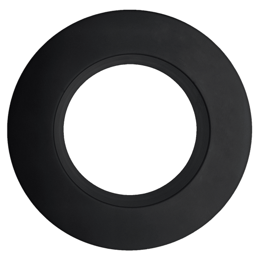 4" Round Regress Slim Black Cover