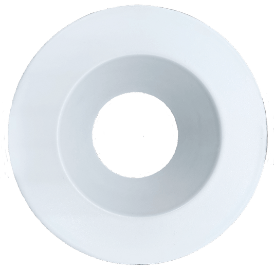 1 Inch White Round Trim