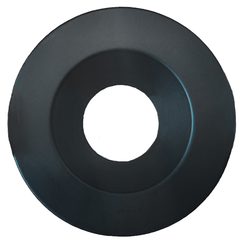 1 Inch Black Round Trim