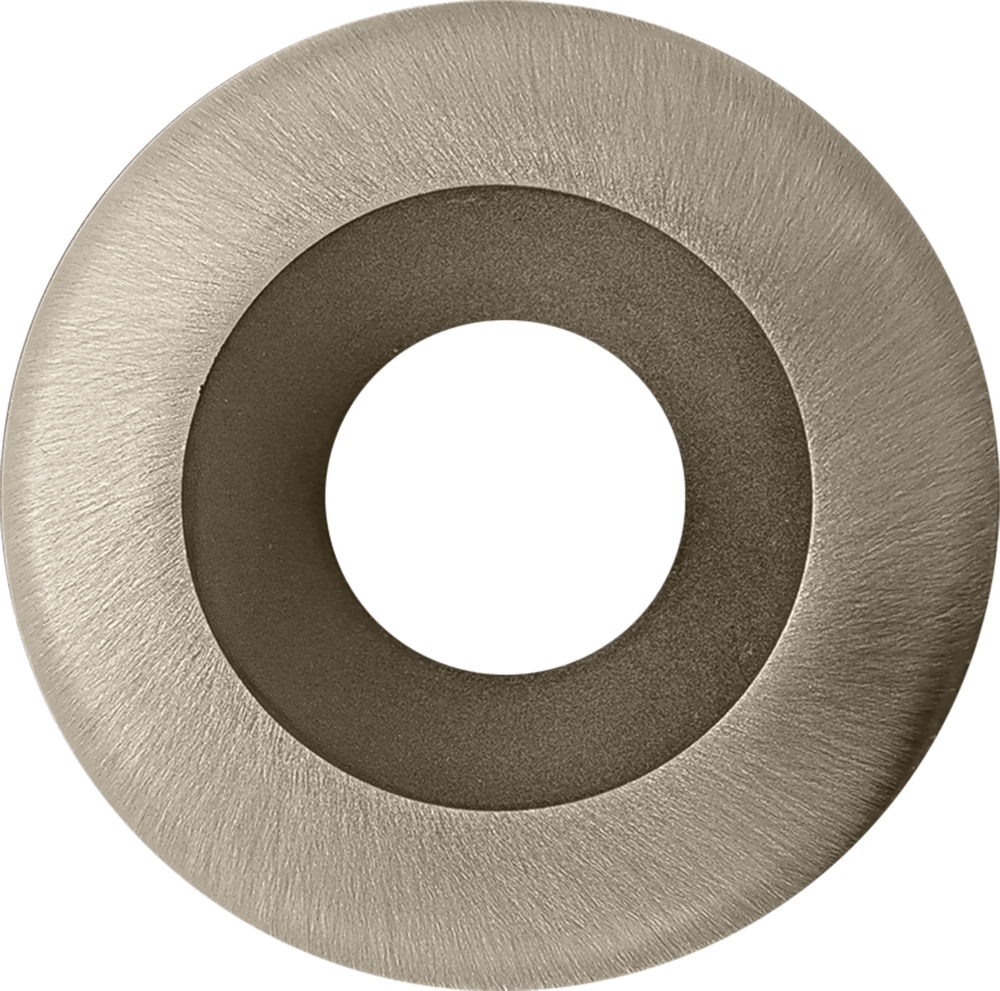 1 Inch Brushed Nickel Round Trim