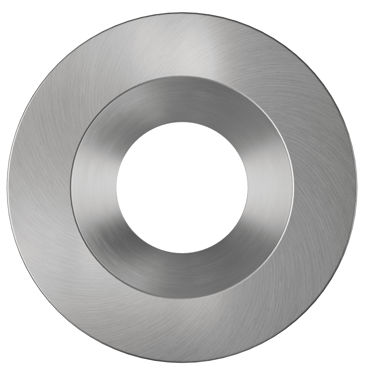 1 Inch Brushed Nickel Round Trim