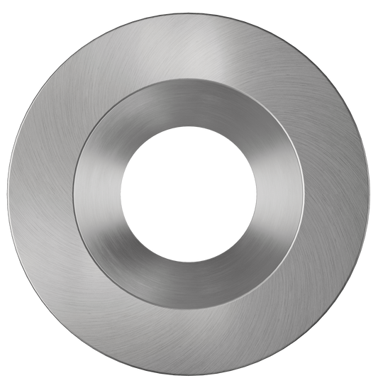 1 Inch Brushed Nickel Round Trim
