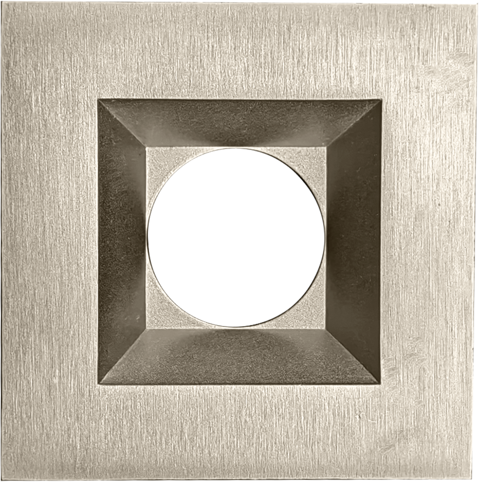 1 Inch Brushed Nickel Square Trim
