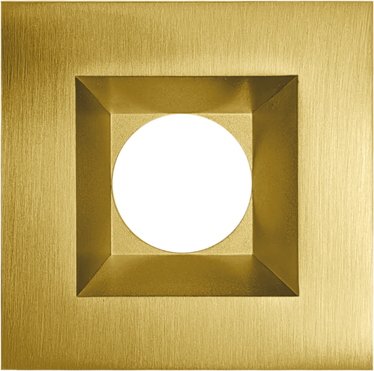 1 Inch Brushed Brass Square Trim