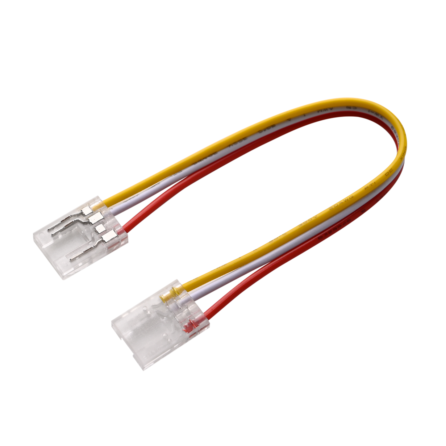 Clear CCT Connector with 6" Wire 5PK