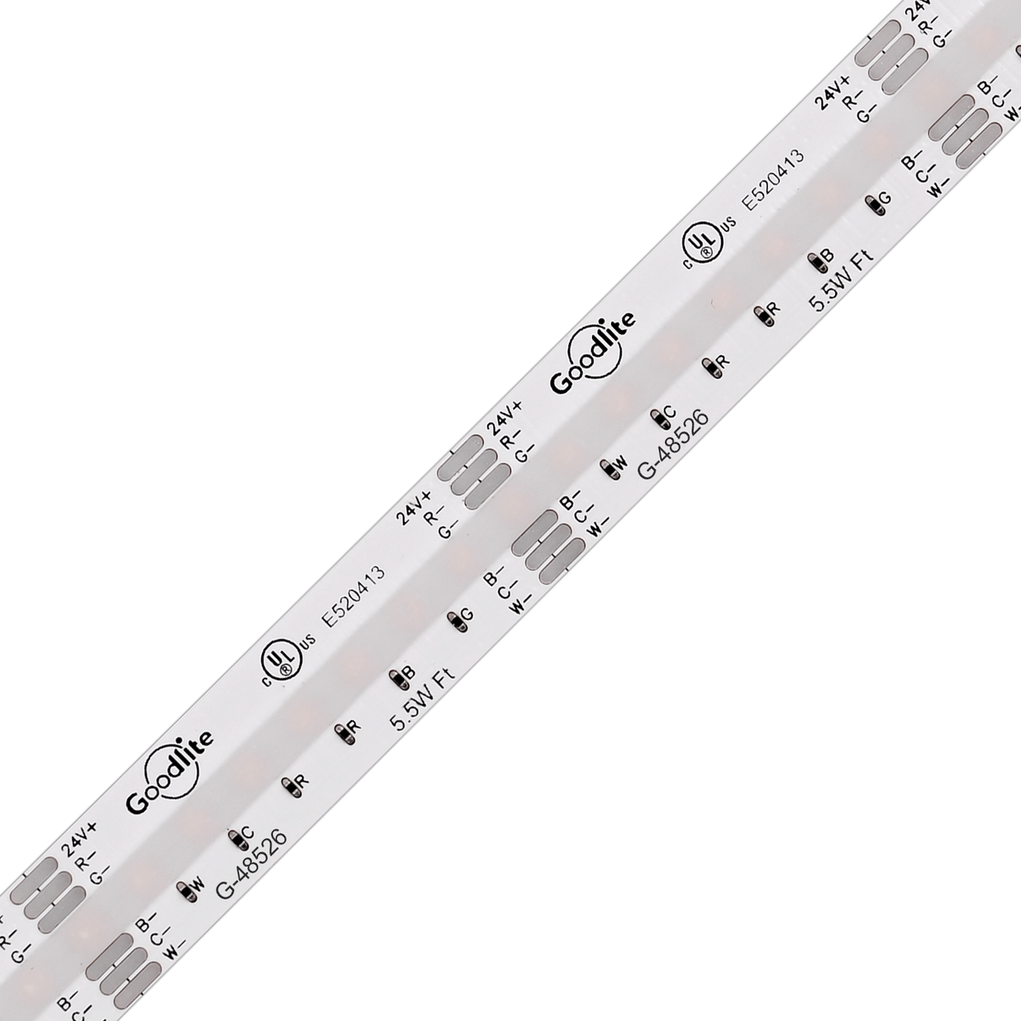 5.5W COB RGBWW Tape Light 100ft
