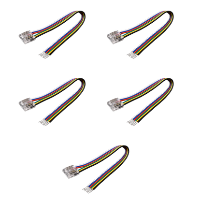 Clear RGBWW Starter Connector 5PK