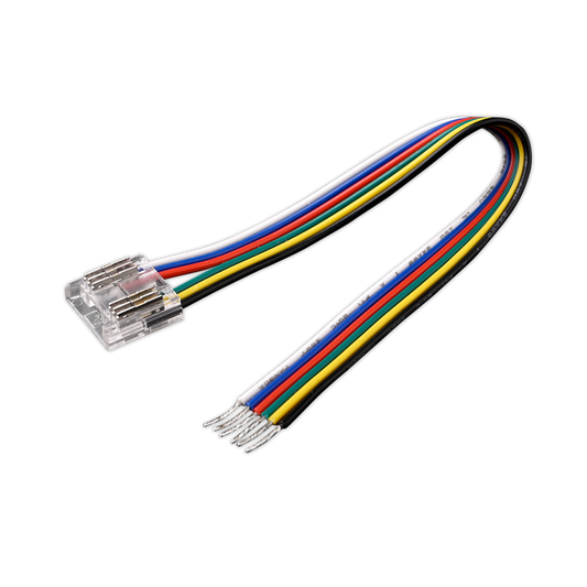 Clear RGBWW Starter Connector 5PK