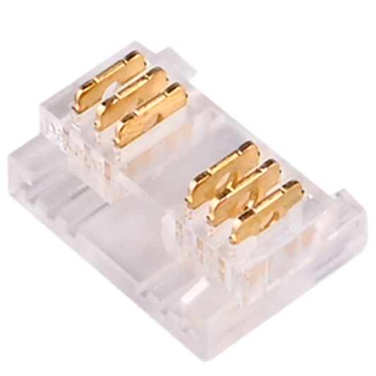 Clear RGBWW 180° Direct Connector 5PK
