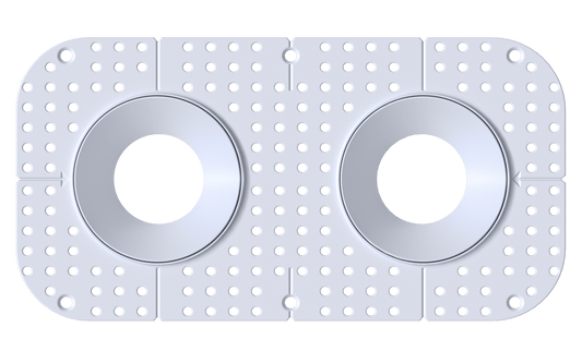 3.5 Inch Round Double Head Trimless Kit