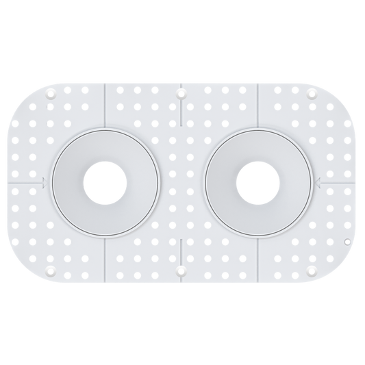 2 Inch Round Double Head Trimless Kit