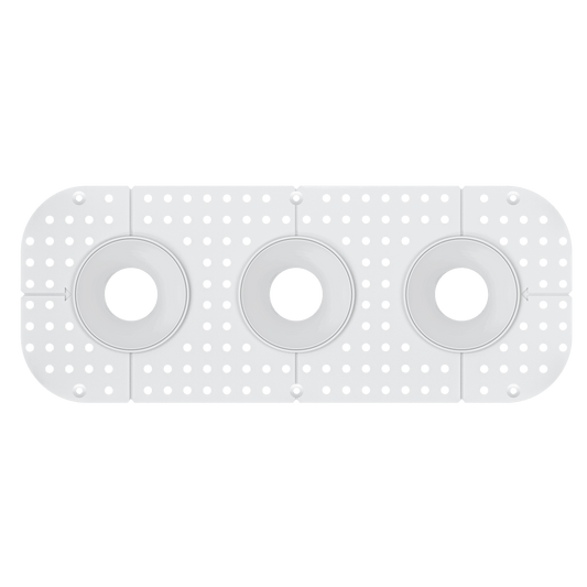 2 Inch Round Triple Head Trimless Kit
