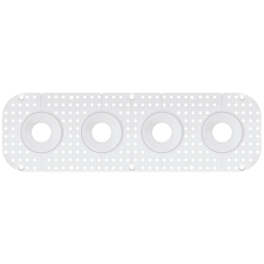 2 Inch Round Quadruple Head Trimless Kit