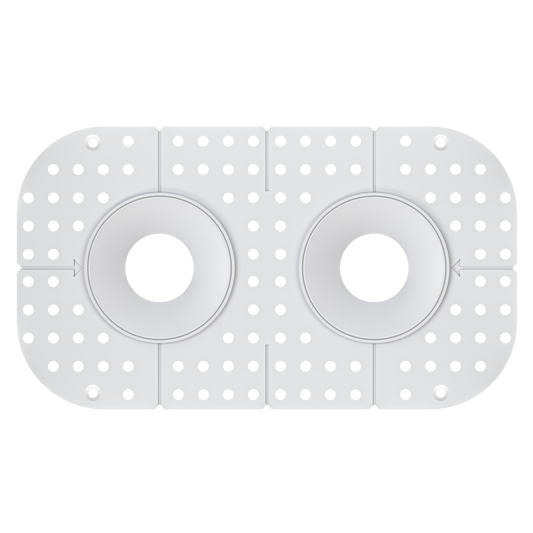 3 Inch Round Double Head Trimless Kit