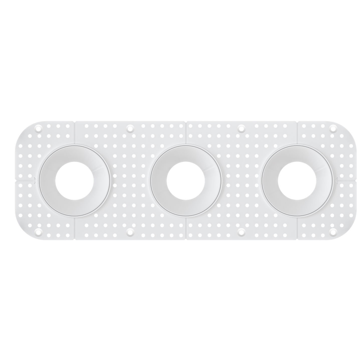 3 Inch Round Triple Head Trimless Kit