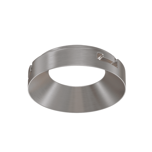 4 inch Brushed Nickel Round Trimless Adapter