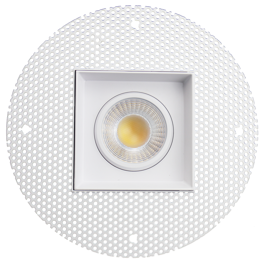 3.5" Single Head Trimless Regress Multiple Gimbal White