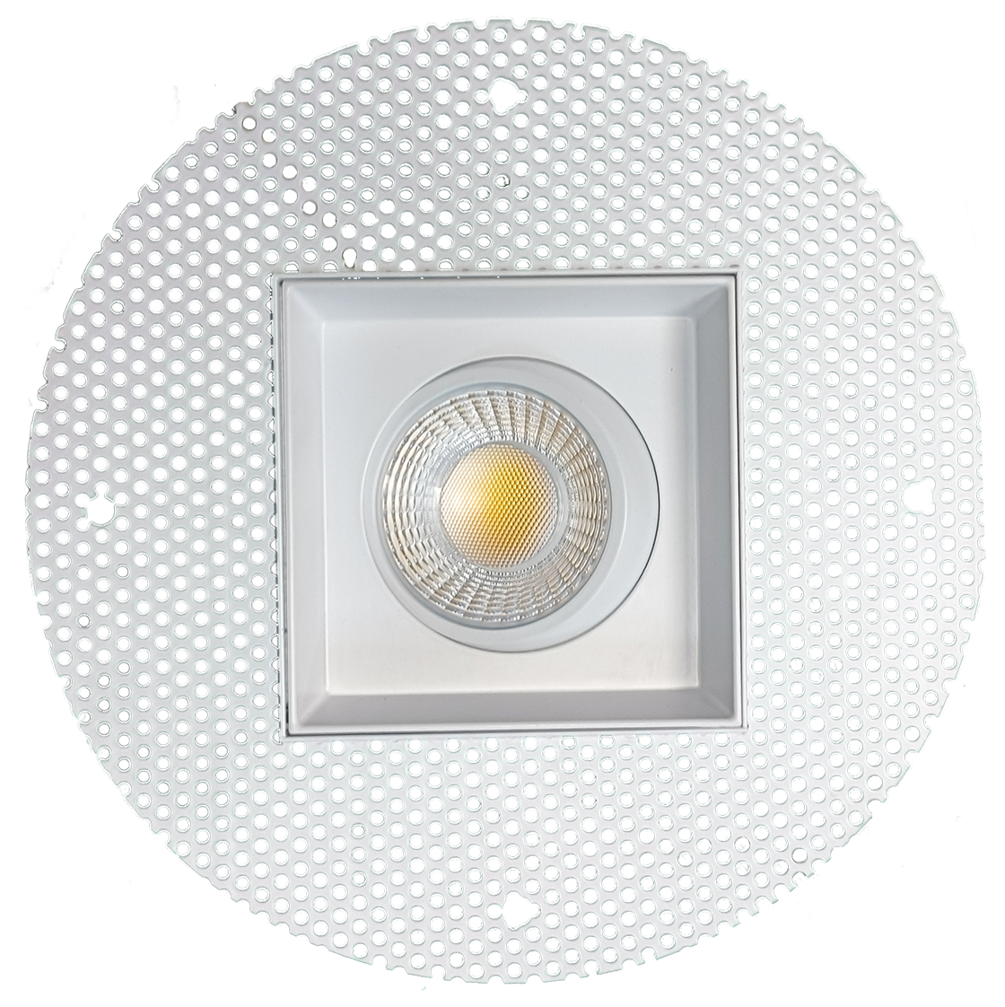 3.5" Single Head Trimless Regress Multiple Gimbal White