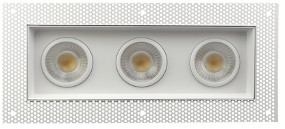 3.5" Triple Head Trimless Regress Multiple Gimbal White
