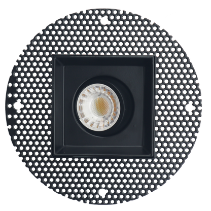 3" Single Head Trimless Regress Multiple Gimbal Black