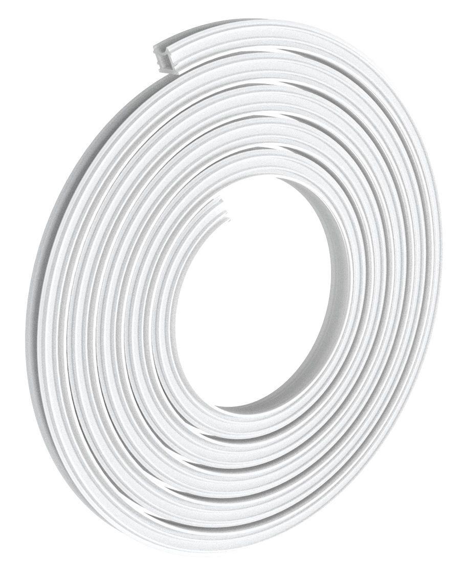 1/2" Flexible Trimless Channel Silicon Cover