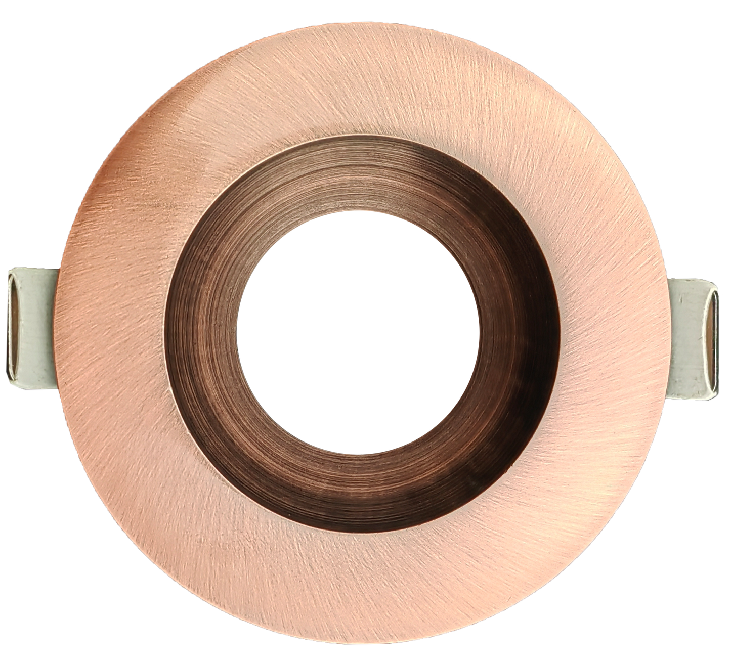 3 Inch Brushed Copper Round Trim