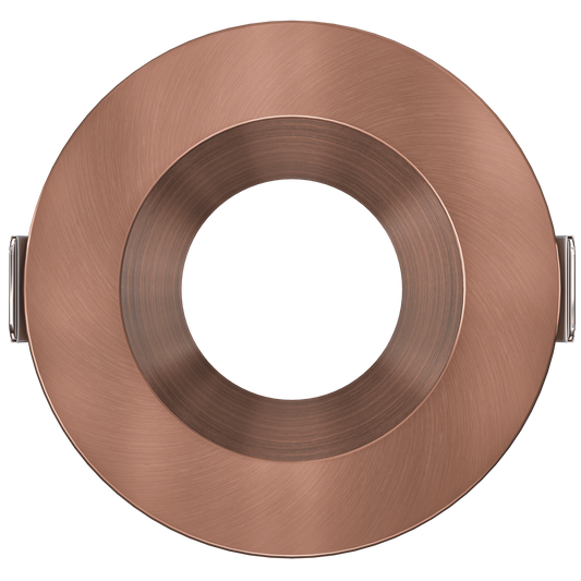 3 Inch Brushed Copper Round Trim