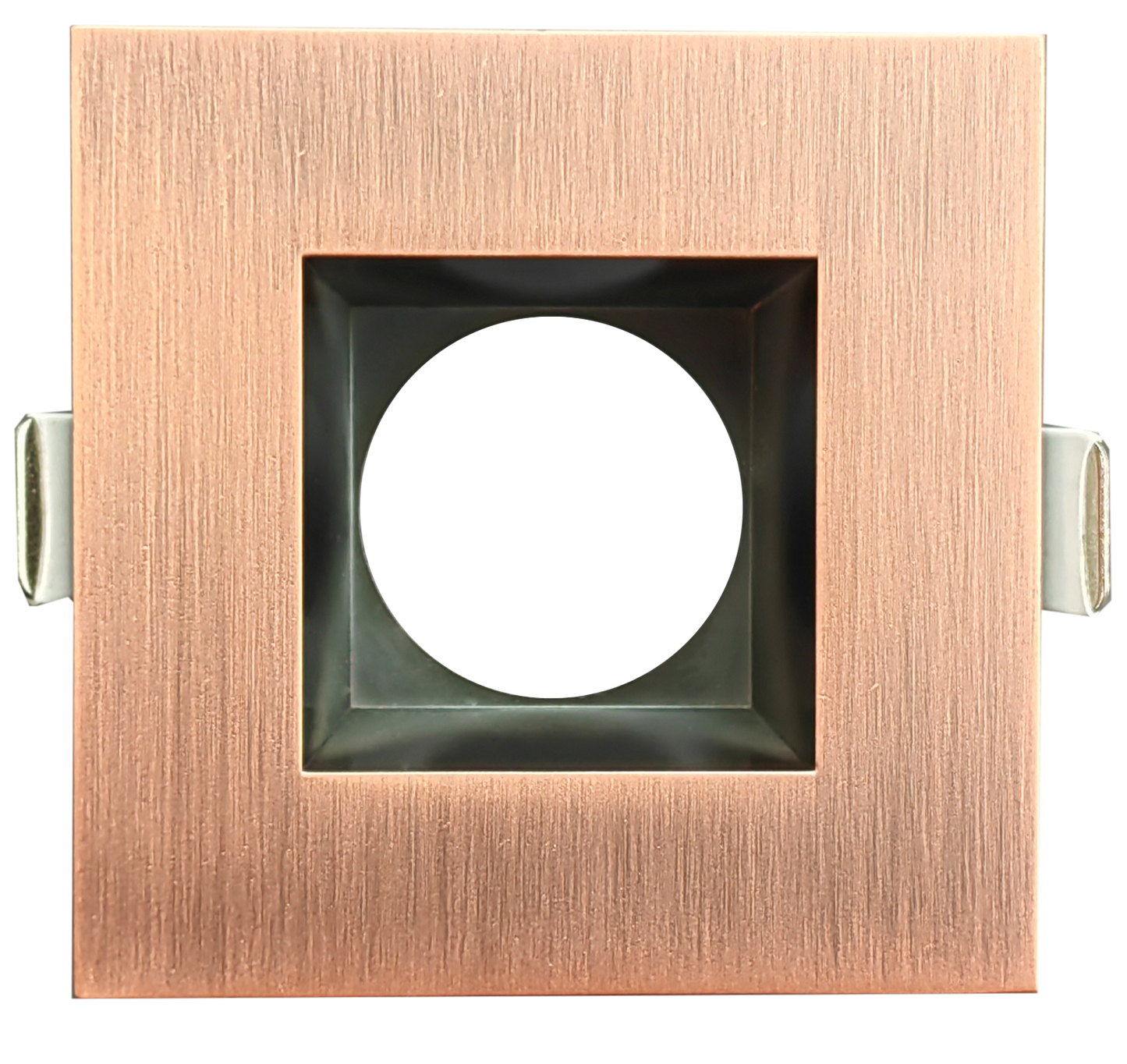 3 Inch Brushed Copper Square Trim