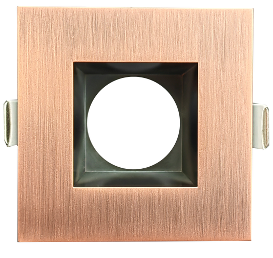 3 Inch Brushed Copper Square Trim