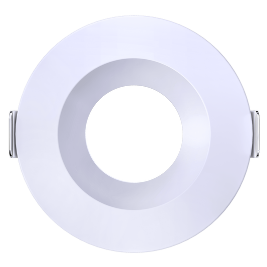 3 Inch White Round Trim