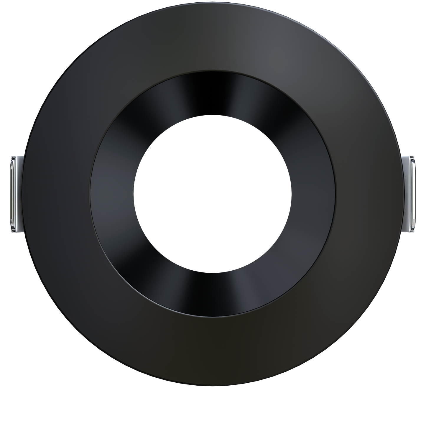 3 Inch Black Round Trim