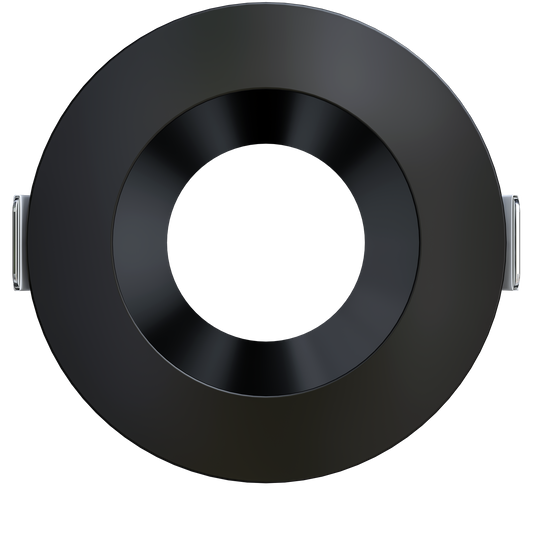 3 Inch Black Round Trim