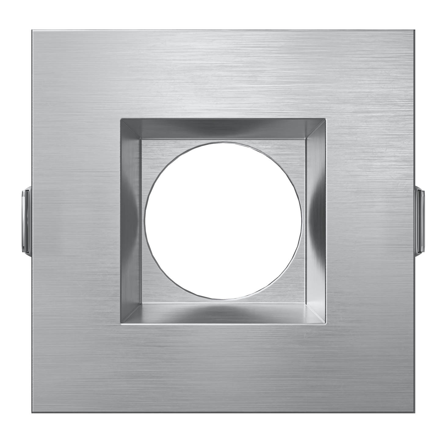 3 Inch Brushed Nickel Square Trim