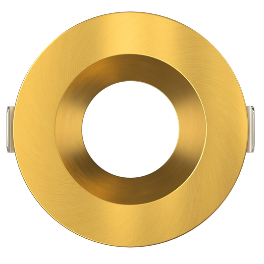 3 Inch Brushed Brass Round Trim