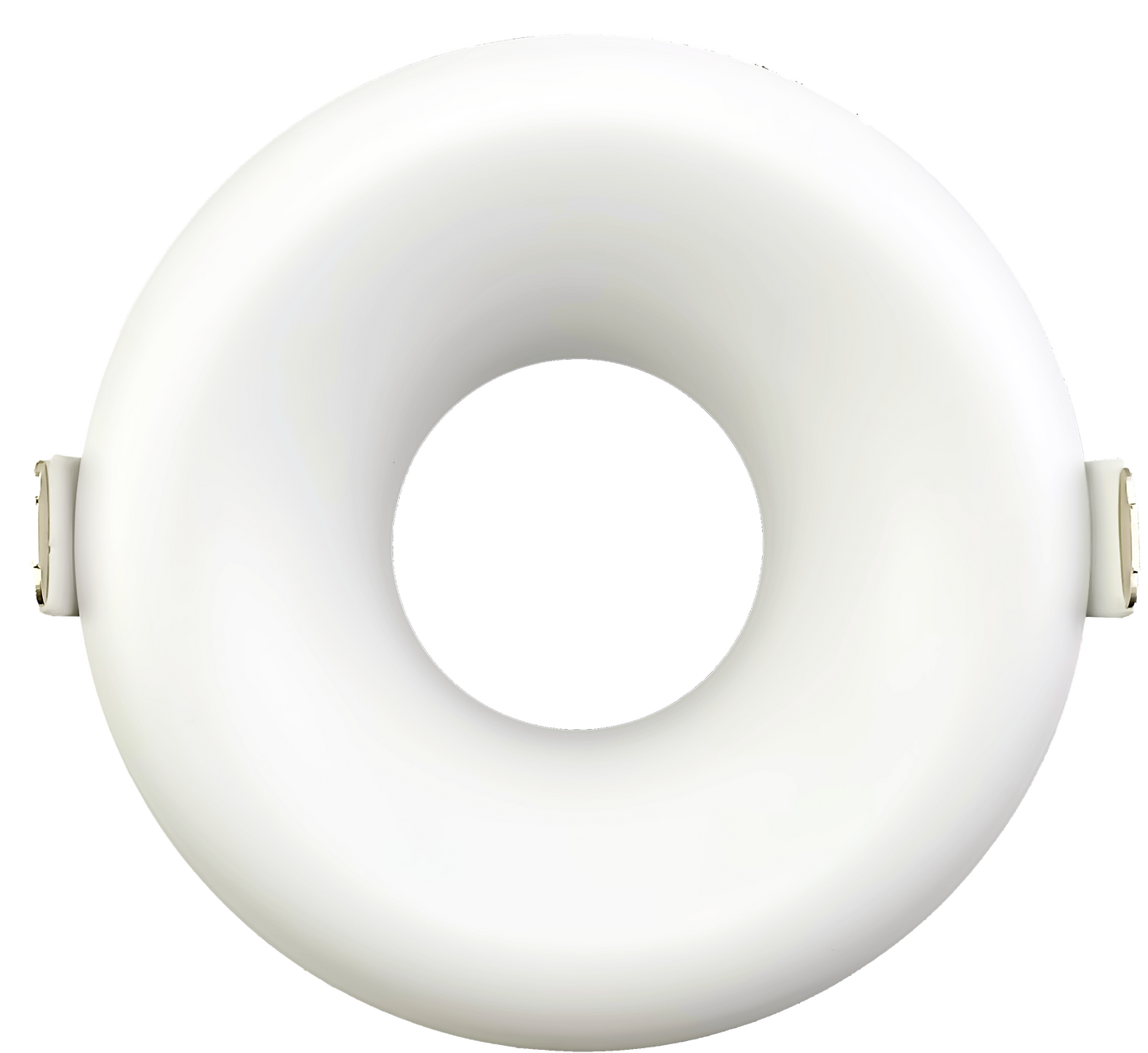 3 Inch White Round Wave Trim