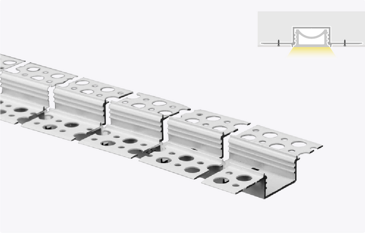 1” Flexible Trimless Channel