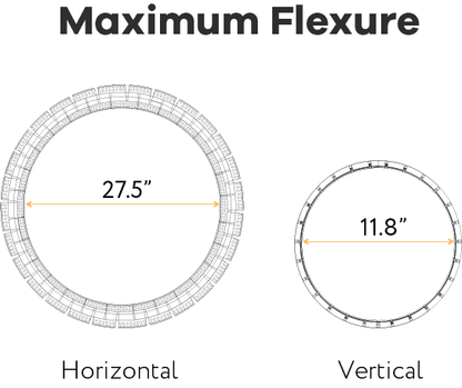 1" Flexible Trimless Channel 8ft