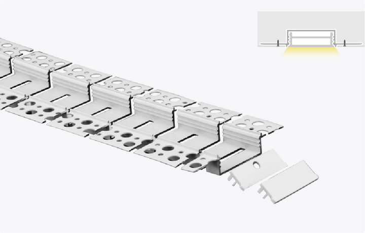 1.5” Flexible Trimless Channel