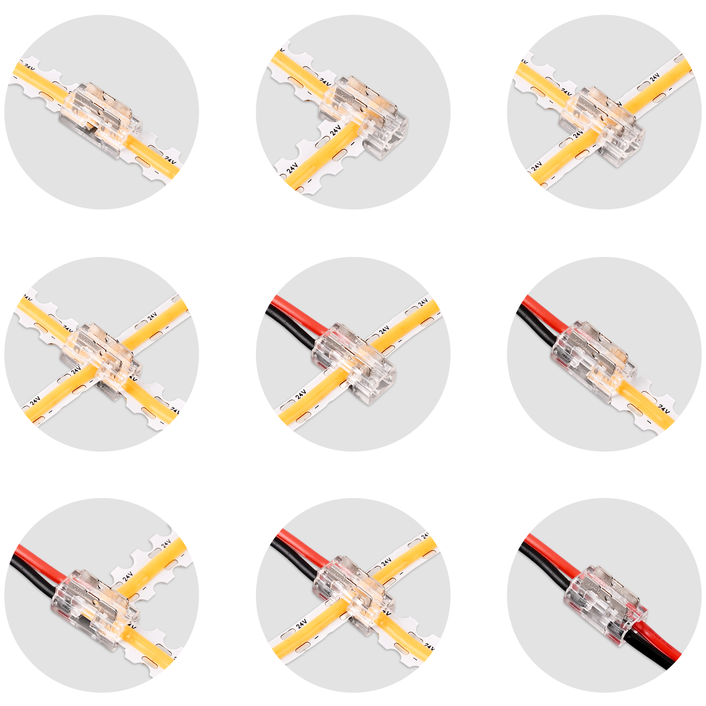 Flex tape light Clear Multi Connector 5PK