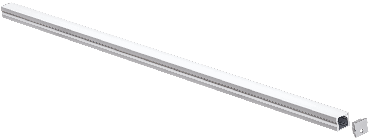 1/2" Deep Aluminum Surface Mount Channel