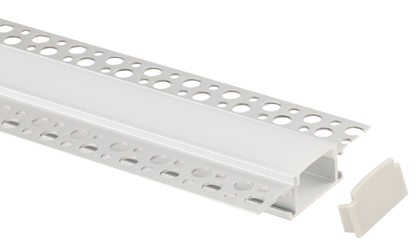 1" Aluminum Trimless Channel