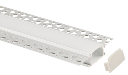 1" Aluminum Trimless Channel