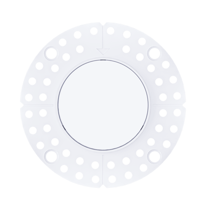 2″ Round Trimless Flushed